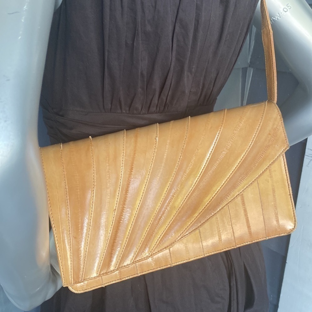 Vintage Camel Genuine Eel Skin Bag - Picture 4 of 7